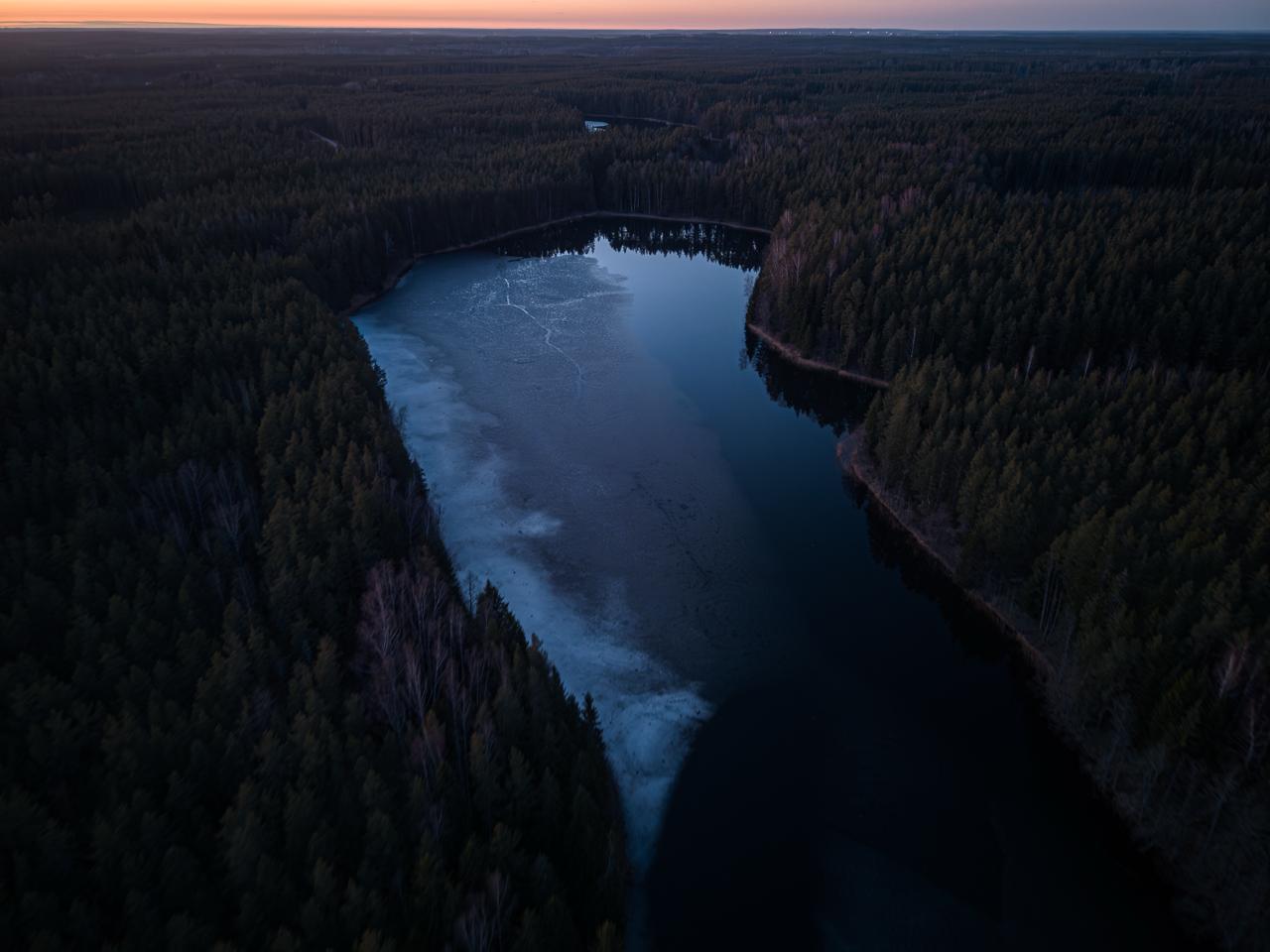 Droonifoto - Eesti järvemaastik